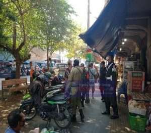 Patroli Gabungan TNI Polri Bersama Satpol PP di Pasar Gede Wilayah Surakarta