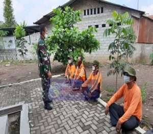 Babinsa Kadipiro Himbau Tim Saberling Patuhi Protokol Kesehatan Sesuai Anjuran Pemerintah