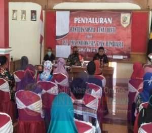Kapten Cba Suparna Bersama Forkopincam Monitoring Penyaluran BST