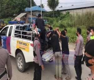 Polres Kendari Amankan Belasan Motor Hasil Balapan Liar