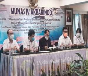 Munas IV Akbarindo Canangkan Profesionalisme Masyarakat Jasa Konstruksi untuk Pembangunan Indonesia
