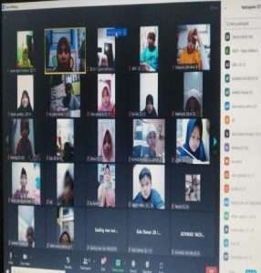 MIM 25 SURABAYA GELAR TONGSIS Tadarus online guru dan siswa