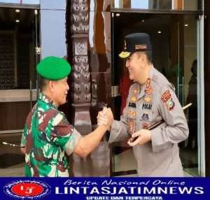 Berkunjung ke Polda Riau, Pangdam I BB Sampaikan Apresiasi Jalinan Sinergitas TNI-Polri