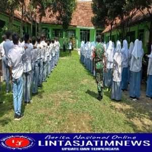 Babinsa Sawit Latih Kekompakan Dan Kedisiplinan Siswa MAN lll Boyolali