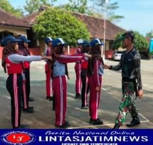 Jadikan Pelajar Yang Disiplin, Babinsa Berikan Materi PBB Dan TUB