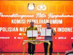 MoU dengan KPU, Kapolri: Jaga Persatuan Kesatuan di Pemilu 2024 Syarat Mutlak