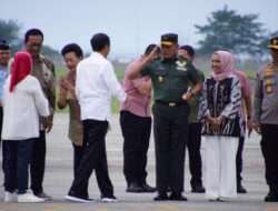 Penyambutan Kedatangan Presiden RI di Bandara YIA Kulon Progo