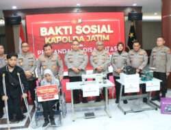 Polri Peduli, Kapolda Jatim Berbagi Untuk Kaum Disabilitas