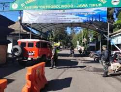 Koramil Sukapura Lakukan Pengamanan Pintu Masuk TNBTS