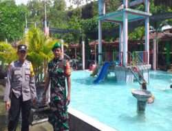 Jaga Keamanan, Babinsa Koramil 0805/14 Bringin Bersama Babinkamtibmas Laksanakan Pengamanan di Tempat Wisata Waduk Pondok