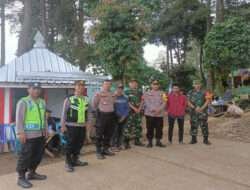 Mudik Lebaran, Koramil dan Polsek Slogohimo Pantau Keamanan Objek Wisata yang Ada