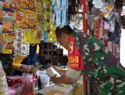 Cek Kestabilan Harga, TNI Blusukan Ke Pasar