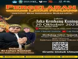 Pergelaran Wayang Layar Panjang, Dengan Lakon Jaka Kembang Kuning