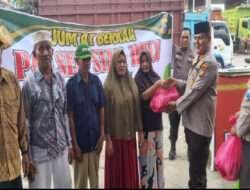 Acungan Jempol, Kapolsek Siak Hulu Giat Jum’at Berkah dan Cooling System Pemilu