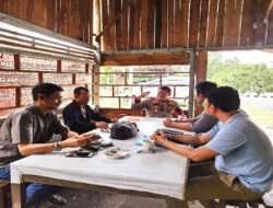 Jelang pemilu Kapolsek Siak Hulu dan Seluruh Personilnya Kontinyu Laksanakan Giat Cooling System