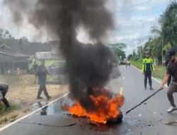 Karang Jaya Mencekam !!! Ribuan Massa Gelar Aksi Damai Hingga Blokir Jalan