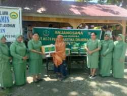 Peringati HUT Persit Ke 78 Tahun 2024, Persit KCK Cab XXI Kodim 1307/Poso Berikan Bantuan Sembako Ke Panti Asuhan