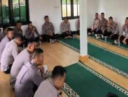 Tingkatkan Iman dan Taqwa, Personel Satbrimob Polda Sumsel Batalyon B Pelopor Gelar BinrohtalKhoiril Ardian