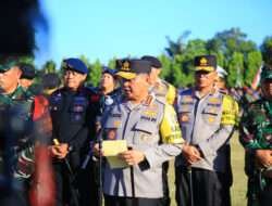 TNI-Polri Gelar Apel Pasukan Pengamanan World Water Forum Ke-10 di Bali