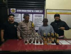 Peredaran Minuman Beralkohol Tanpa Izin Berhasil Di Ungkap Oleh Polsek Pandaan