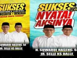 Suwardi Sarjana Ekonomi, Selle Sarjana Teknik, Perpaduan Mantap di Pilkada Soppeng