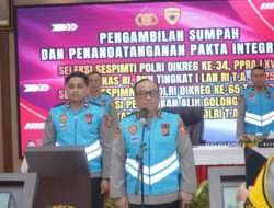 Seleksi Sespim-Alih Golongan Polri Dimulai, As SDM: Bersama Wujudkan ‘BETAH’