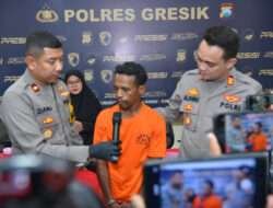 Satreskrim Polres Gresik Amankan Pelaku KDRT Tusuk Istrinya hingga Tewas di Tempat Persembunyian Jawa Tengah