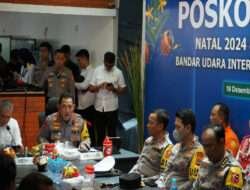 Kapolri dan Panglima TNI Tinjau Posko Terpadu Operasi Lilin 2024 di Bandara I Gusti Ngurah Rai