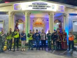 Patroli Skala Besar, Forkopimda Gresik Pastikan Keamanan dan Kenyamanan Ibadah Natal