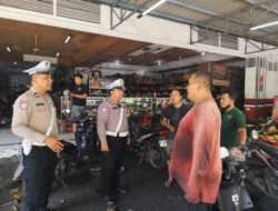 Satlantas Polres Gresik Gencarkan Razia Knalpot Brong Jelang Tahun Baru