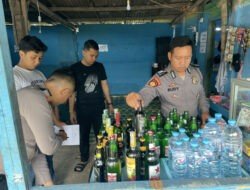 Polres Gresik Berantas Peredaran Miras, Sejumlah Pelaku Diamankan