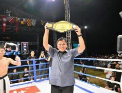 Prajurit Puslatdiksarmil Kodiklatal Letda Brian Alfa Raih Sabuk Emas MMA Kasal Cup 3 di Bali