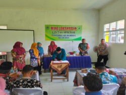 Hadiri Kegiatan Mini Lokakarya Bidang Kesehatan, Ini Harapan Danramil 0801/03 Arjosari
