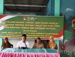 Disnakan Boyolali Sosialisasikan PMK di Desa Kalinanas