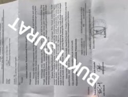 Surat Oknum Kades Kuala Ambawang Minta Bantuan Hari Raya, Membuat Bupati Geram