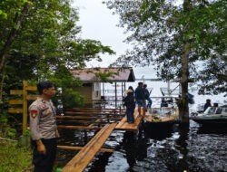 Polsek Batang Lupar Amankan Tempat Wisata Saat Libur Idul Fitri 1446 H