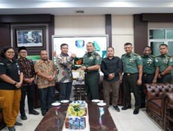 Pangdam XII/Tpr Terima Kunjungan Ketua KPU Kalbar