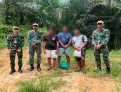 Penggagalan CPMI Illegal di Perbatasan RI-Malaysia oleh Satgas Pamtas Yonarmed 11 Kostrad