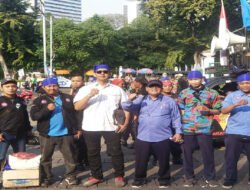 May Day 2025, Ketua Umum KSPSI didampingi Ketua FSPTI DKI Jakarta Menyampaikan 6 Tuntutan pada Pemerintah