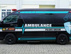 Mobil Ambulance Gratis Polres Gresik Siaga 24 jam, Cukup Hubungi Cak Roma 081188002006