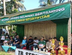 Jaga Sportivitas, Kata Babinsa Koramil 0801/07 Ngadirojo Saat Hadiri Pembukaan Turnamen Sepak Bola Persinga Cup 2