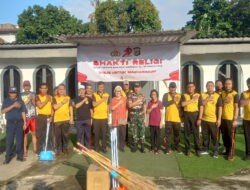 Polres Metro Tangerang Kota Gelar Bakti Religi di Gereja Poukli Sambut Hari Bhayangkara ke-79