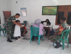 Babinsa Dampingi Posyandu, Wujud Peduli Kesehatan Balita
