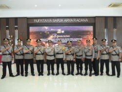 Polres Gresik Gelar Sertijab, Wakapolres Tekankan Profesionalisme dan Dedikasi Pelayanan