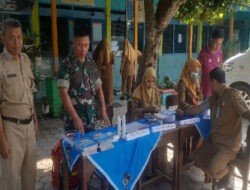 Batuud Tangen Dampingi Pelaksanaan Imunisasi di SDN 2 Dukuh