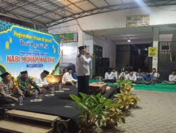 Perkuat Ukuwah Islamiyah, Babinsa Koramil 0801/03 Arjosari Hadiri Peringatan Maulid Nabi