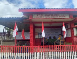 Sinergitas TNI Polri Dalam Kegiatan Sambang Desa di Poskampling Wilayah Binaan