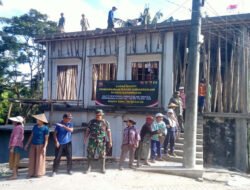 HUT ke-80 TNI, Kodim 0806/Trenggalek Gelar Bakti Teritorial dan Sosial Bangun Masjid di Kampak