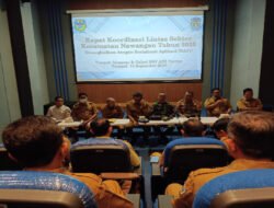Danramil 0801/05 Nawangan Hadiri Koordinasi Lintas Sektor Dan Sosialisasi Aplikasi SIAPP