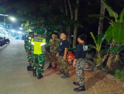 Ciptakan Keamanan Wilayah, Kolaborasi TNI dan Banser Gelar Patroli Bersama